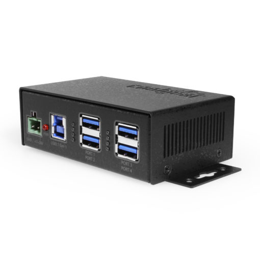 CG Labs 4 Port USB 3.2 Gen 1 Hub w/ ESD Surge Protection & Port Status LEDs