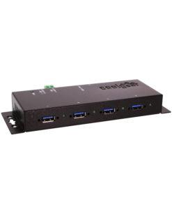 4 Port USB 3.2 Gen 1 Hub w/ ESD Surge Protection & Port Status LEDs