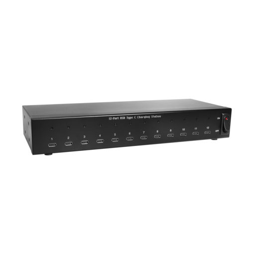 12 Port USB 2.0 Type C Charging Station 3 Amp Per Port