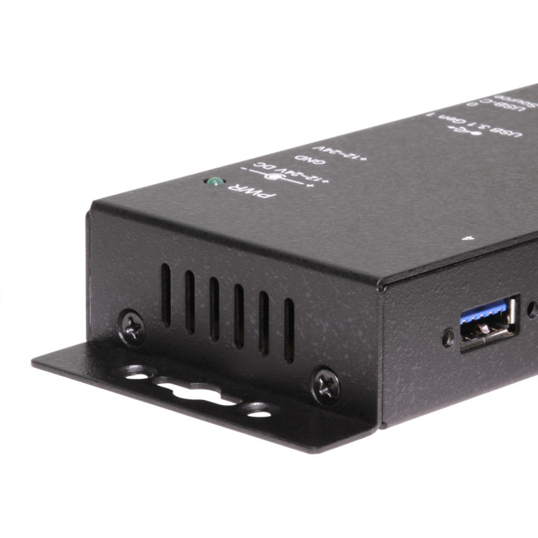 4 Port USB 3.2 Gen 1 TypeC Power Delivery Hub w/ ESD Surge Protection
