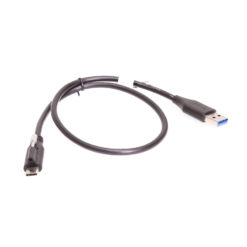 1.5ft (0.5m) USB 3.2 Gen 1 Single Screw Lock Type-A to C Cable 5GB Data 3A Power