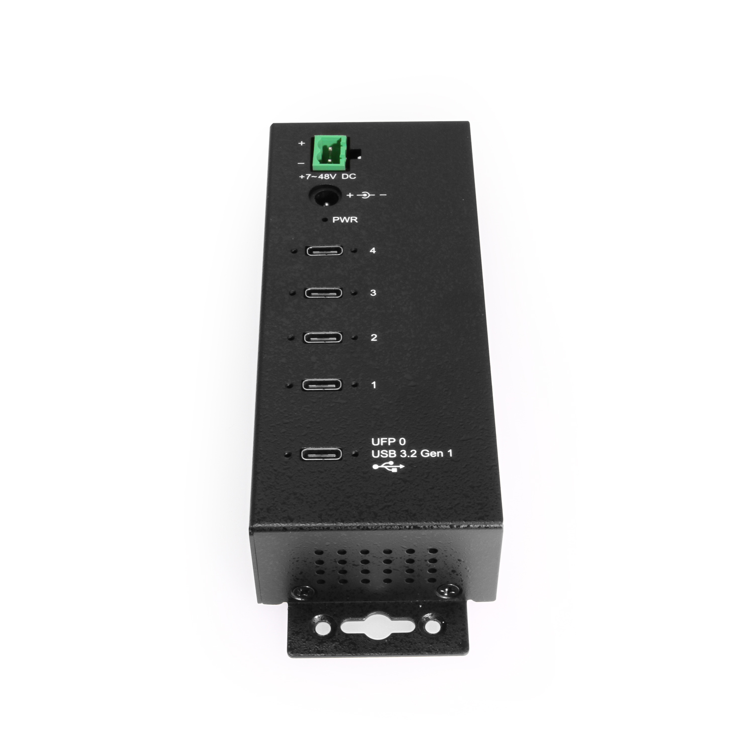 4 Port USB 3.2 Gen 1 Hub w/ Screw-Locking Ports & Status LEDs - Coolgear