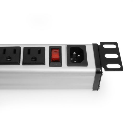 12 Outlet Nema5-15R 19″ Rack Mount 1U Power Strip