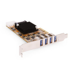4 Channel USB 3.2 Gen 1 PCIe(x4) Card