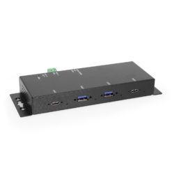 4 Port USB 3.2 Gen 2 Type-C Hub w/ ESD Surge Protection & LED Indicators