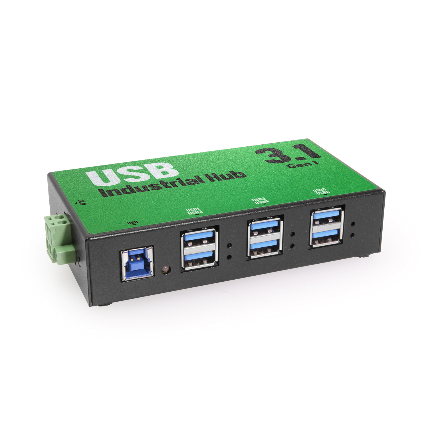 Steward Hick ledig stilling 6 Port USB 3.2 Gen 1 Hub w/ Over Current Protection & Port Status LEDs -  Coolgear