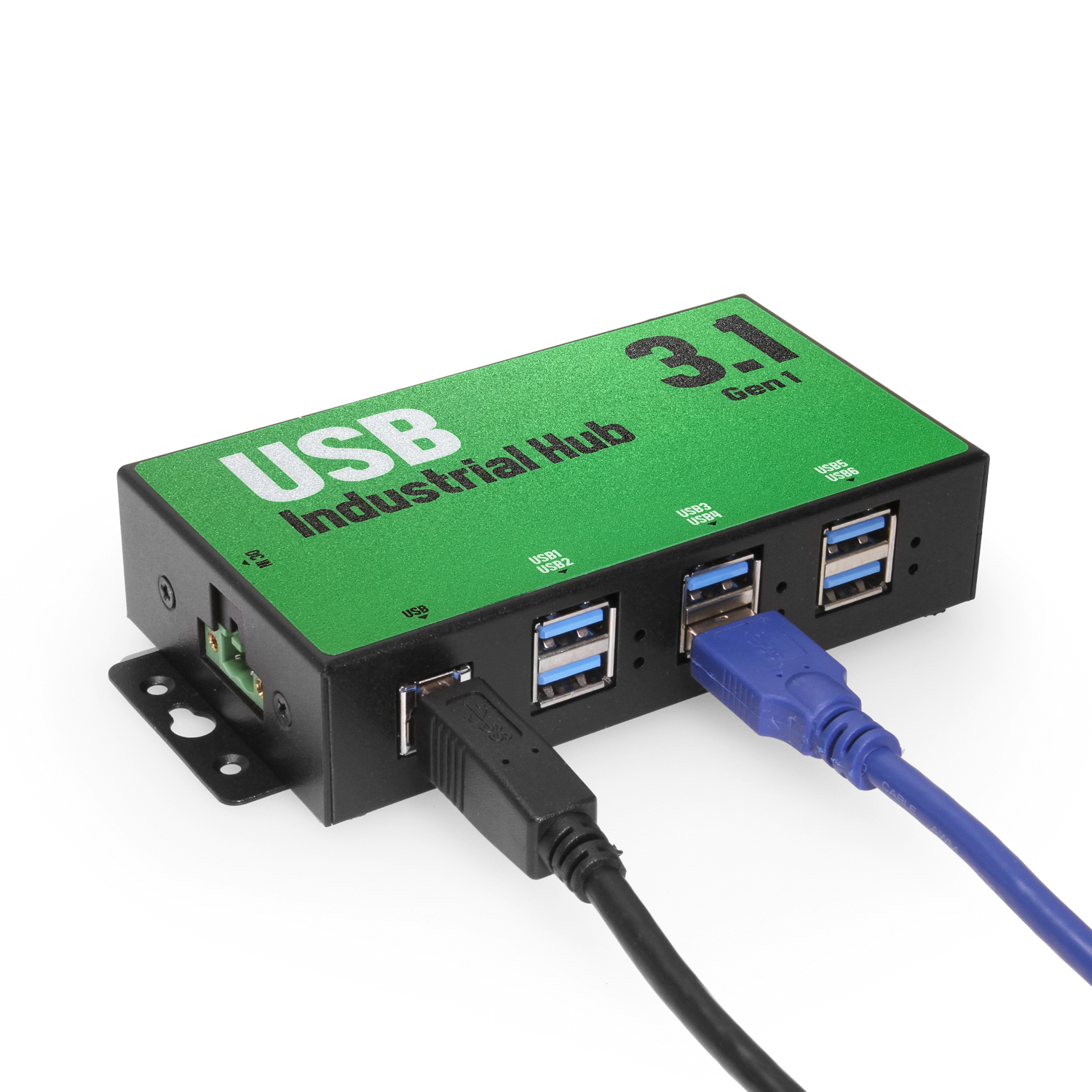 6 USB 3.2 Gen 1 Hub w/ Current Protection & Status LEDs - Coolgear