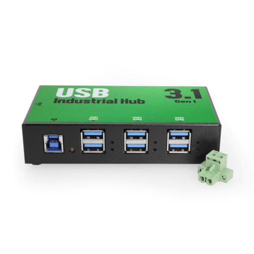 6 Port USB 3.2 Gen 1 Hub w/ Over Current Protection & Port Status LEDs