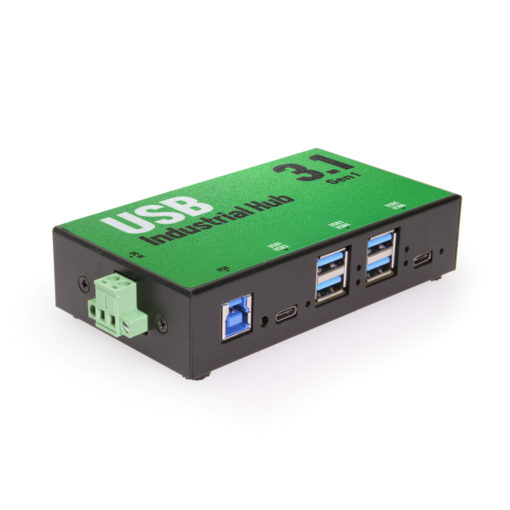 6 Port USB 3.2 Gen 1 Type-C Hub w/ Over Current Protection & Port Status LEDs