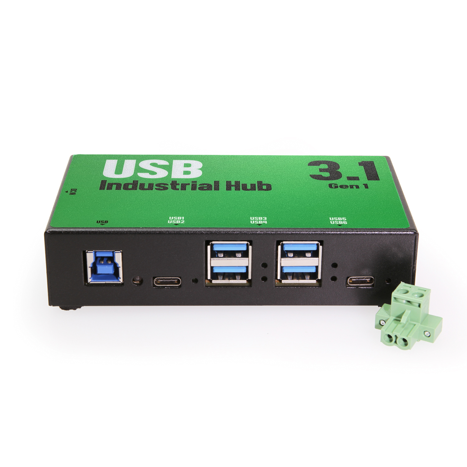6 Port USB 3.2 Gen 1 Hub w/ Over Current Protection & Port Status LEDs