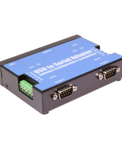 2-Port USB to Serial Adapter (RS-232/422/485) , DIN-rail
