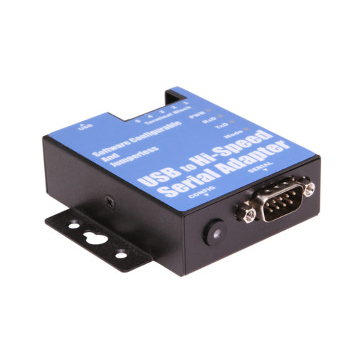 1-Port USB to Serial Adapter (RS-232/422/485) , DIN-rail