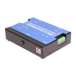 2-Port USB to Serial Adapter (RS-232/422/485) , DIN-rail