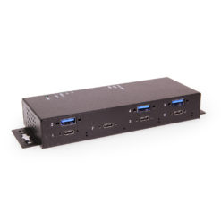 4 Port USB 3.2 Gen 1 Type-C Power Delivery Hub w/ ESD Surge Protection & USB-C Upstream