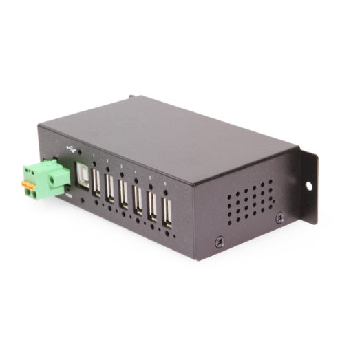 6 port Managed USB 2.0 Hub w/ 15KV ESD Surge Protection