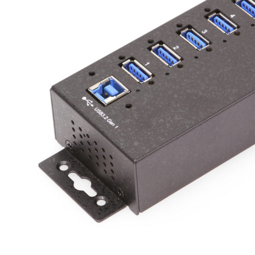 7 Port Managed USB 3.2 Gen 1 Hub w/ 15KV ESD Surge Protection