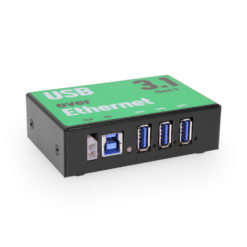 3 Port USB 3.2 Gen 1 Over IP Network Device Sharing Hub w/ Port Status LEDs