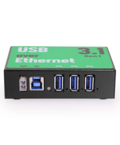 3 Port USB 3.2 Gen 1 Over IP Network Device Sharing Hub w/ Port Status LEDs