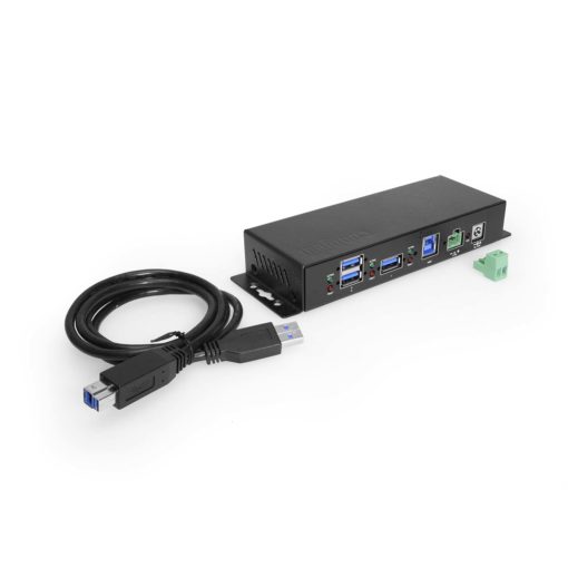 Coolgear 7 Port USB 3.0 Hub 4 3 Type A ports, Variable Voltage Input