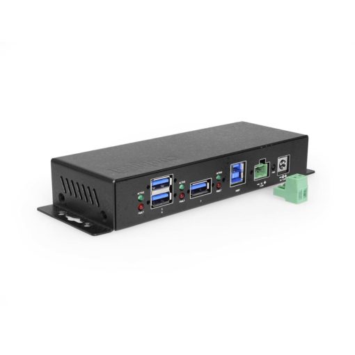 Coolgear 7 Port USB 3.0 Hub 4 3 Type A ports, Variable Voltage Input