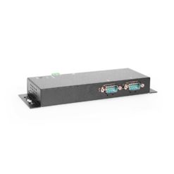 2-Port RS-232 / RS-422 / RS-485 Serial to Ethernet Device Server, PoE Powered