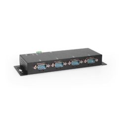 4-Port RS-232 / RS-422 / RS-485 Serial to Ethernet Device Server, PoE Powered