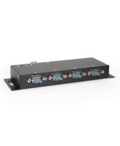 4-Port RS-232 / RS-422 / RS-485 Serial to Ethernet Device Server, PoE Powered