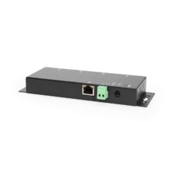 4-Port RS-232 / RS-422 / RS-485 Serial to Ethernet Device Server, PoE Powered