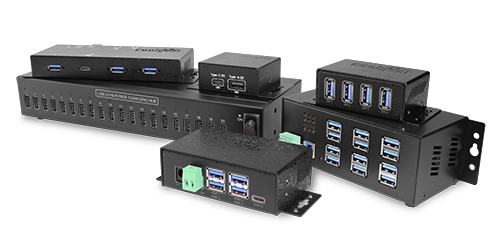 4 Port USB 3.2 Gen 1 Type-C Hub w/ ESD Surge Protection & Type-C Upstream