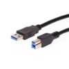 USB 3.2 Gen 1 A to B cable showing high-speed connectors