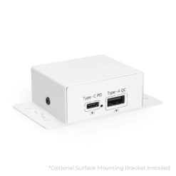 ChargeIT! Mini Desktop 75W Dual Port USB-A & USB-C PD Charger w/ PPS & QC4.0 Support