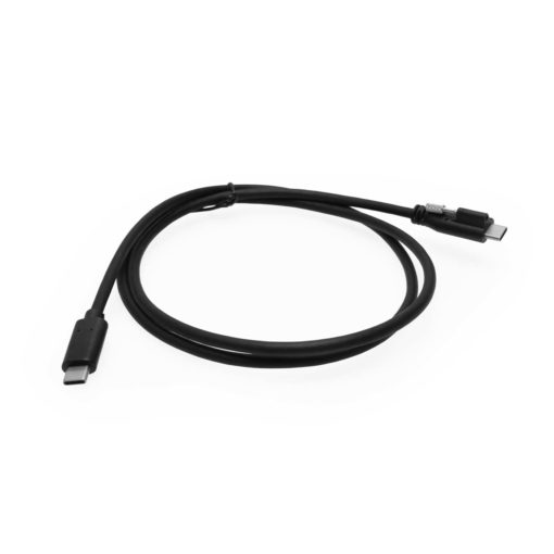 6ft (1.8m) USB Single Screw Lock Type-C to C Male Cable 10GB Data 3A Power