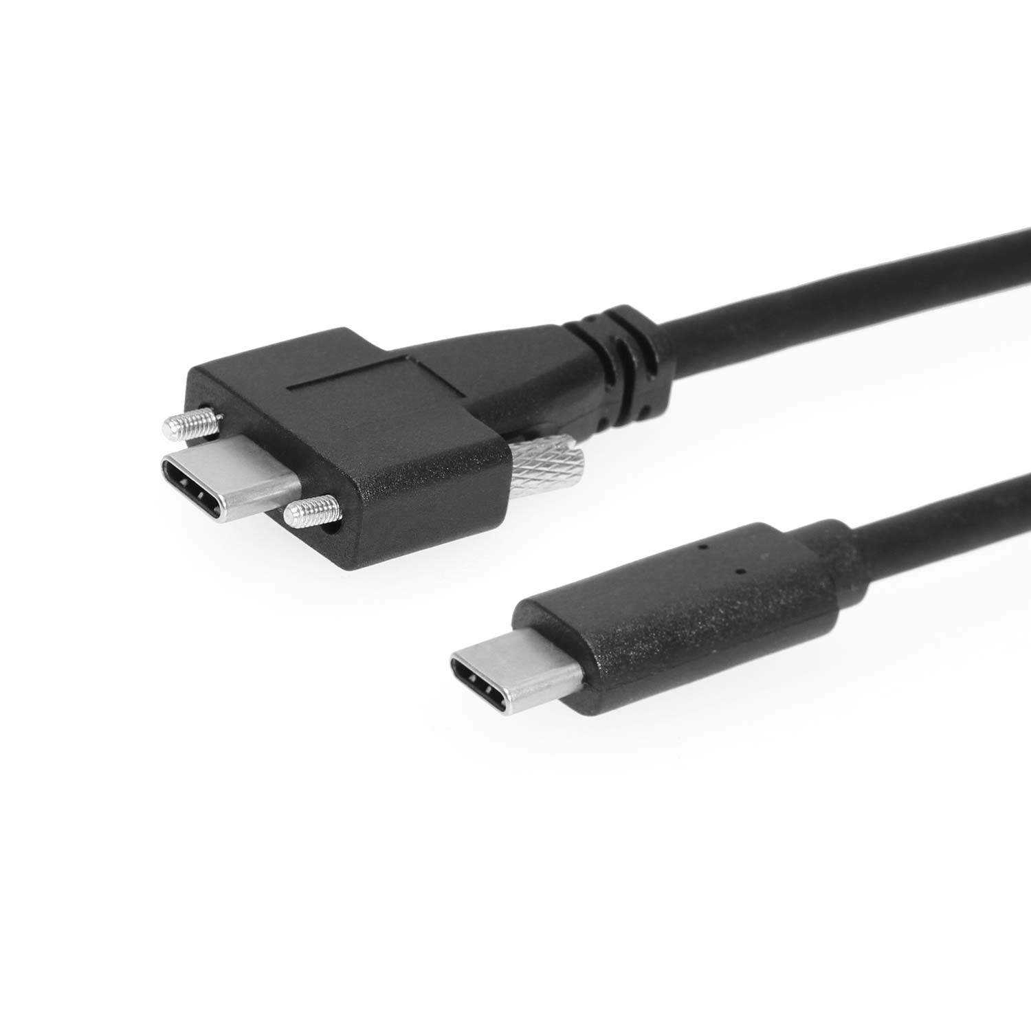 fornærme klasselærer Association 1.5ft (0.5m) USB 3.2 Gen 2 Type-C to C Dual Screw Lock Cable 10GB Data 3A  Power - Coolgear