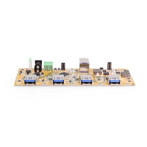 4 Port USB 3.2 Gen 1 Hub PCBA w/ ESD Surge Protection & Port Status LEDs - Image 3