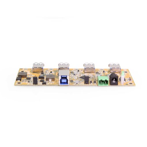 4 Port USB 3.2 Gen 1 Hub PCBA w/ ESD Surge Protection & Port Status LEDs - Image 4