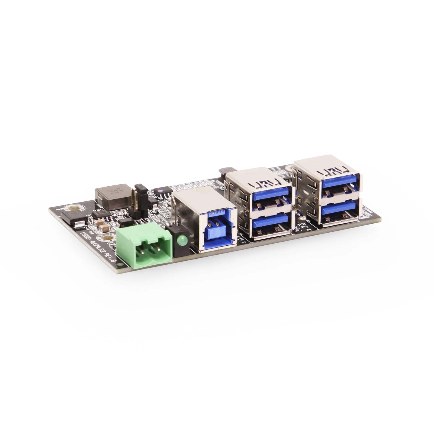 4-Port Industrial-Grade USB 3.0 SuperSpeed Hub 20 kV, Metal