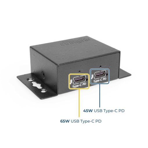 ChargeIt! Mini 110W Dual Type-C PD Charger 65W USB-C Port & 45W USB-C Port