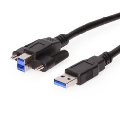 5ft. USB 3.2 Gen 1 SuperSpeed Standard Type-A to Screw-Lock Type-B Cable 6ft USB 3.0