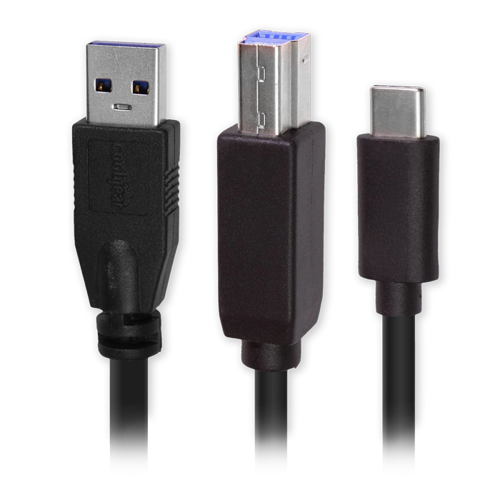 1ft USB 3.2 Gen 1 A to Micro-B SuperSpeed Cable - Coolgear