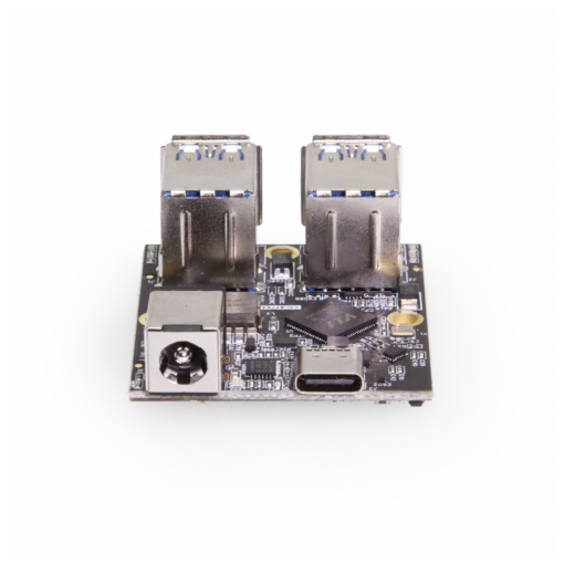 4 Port USB 3.2 Gen 1 Micro Powered Hub PCBA w/ ESD Surge Protection