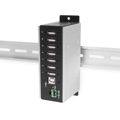 7 Port USB 2.0 Industrial Wide Temperature Range Hub