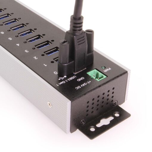 10 Port USB 3.2 Gen 1 Industrial Wide Temperature Range Hub