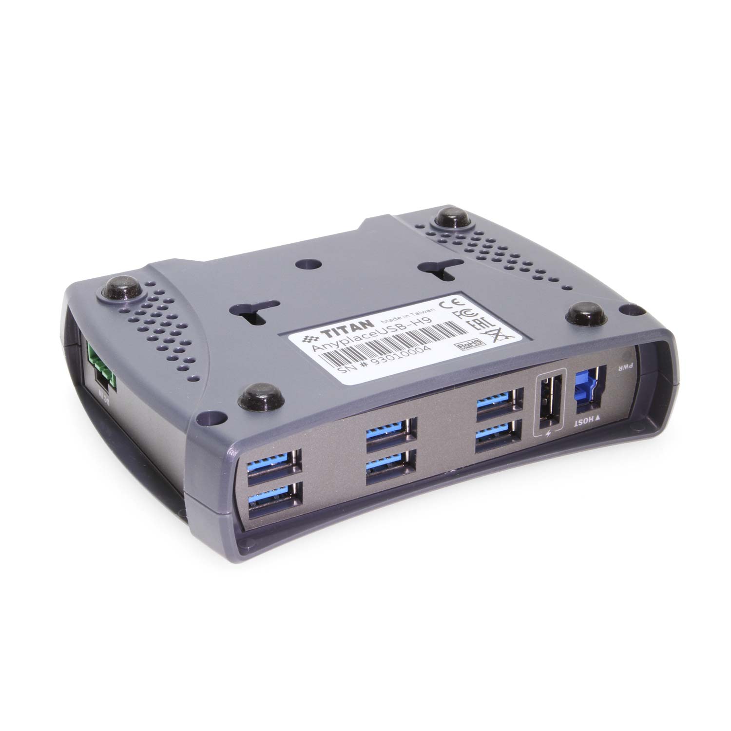 9 Port USB 3.2 Gen 1 Over Ethernet USB Device Server - Coolgear