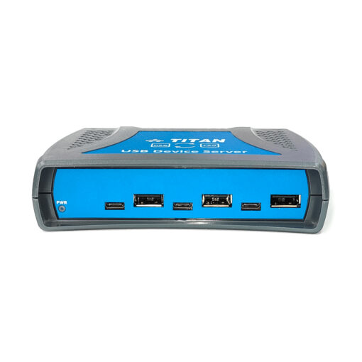 8 Port USB 2.0 Over IP Network Device Server Hub w/ Type-C & Type-A Ports 4 Port Network Hub