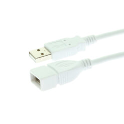 6ft. USB 2.0 Hi-Speed A to A Extension Cable White