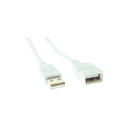 Alternative view of 6ft. USB 2.0 Hi-Speed A to A Extension Cable White