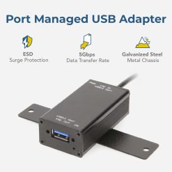 Single Port Managed USB 3.2 Gen 1 Adapter w/ ESD Surge Protection and Software On/Off Control - Image 3