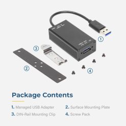Single Port Managed USB 3.2 Gen 1 Adapter w/ ESD Surge Protection and Software On/Off Control - Image 6