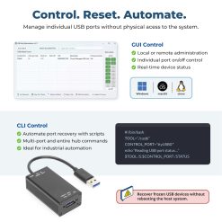 Single Port Managed USB 3.2 Gen 1 Adapter w/ ESD Surge Protection and Software On/Off Control - Image 4