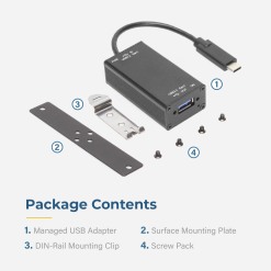 Single Port Managed USB-C 3.2 Gen 1 Adapter w/ ESD Surge Protection and Software On/Off Control - Image 7